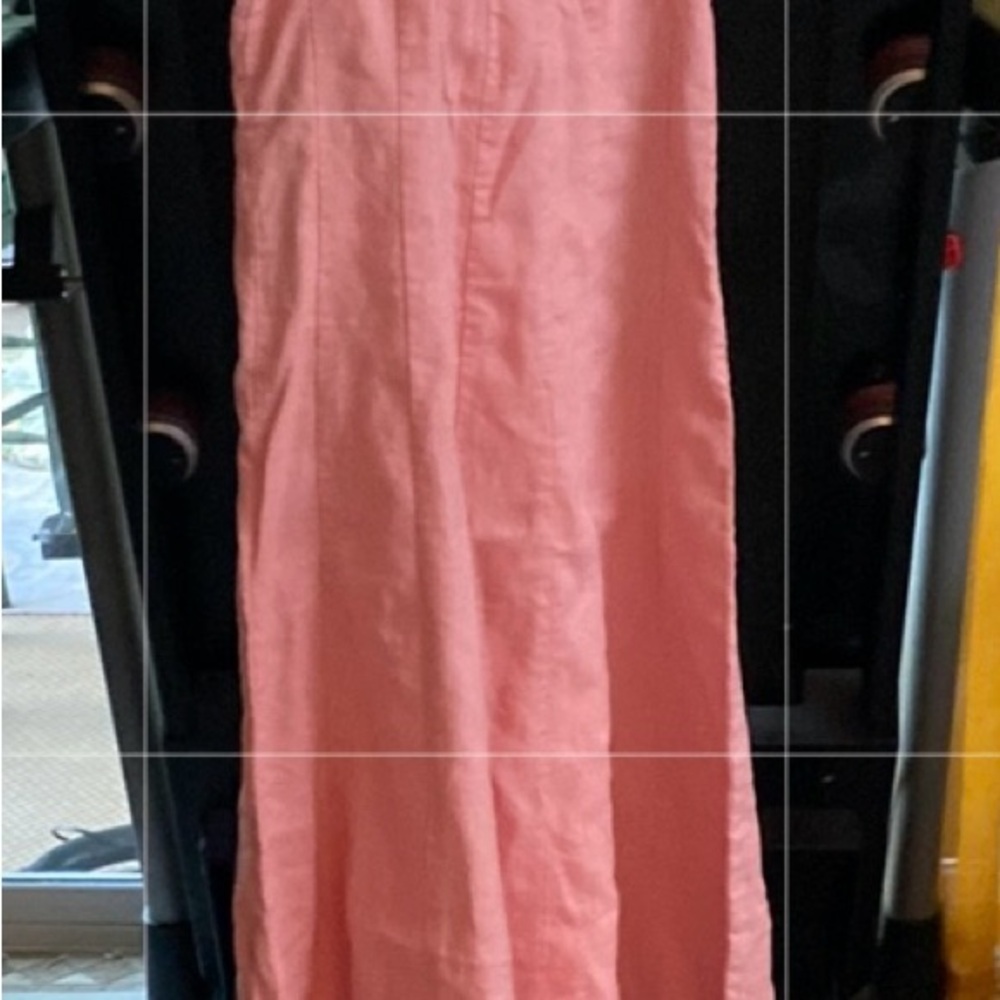 J. Jill Pink 100%Linen Sleeveless Maxi Sundress - Picture 2 of 8